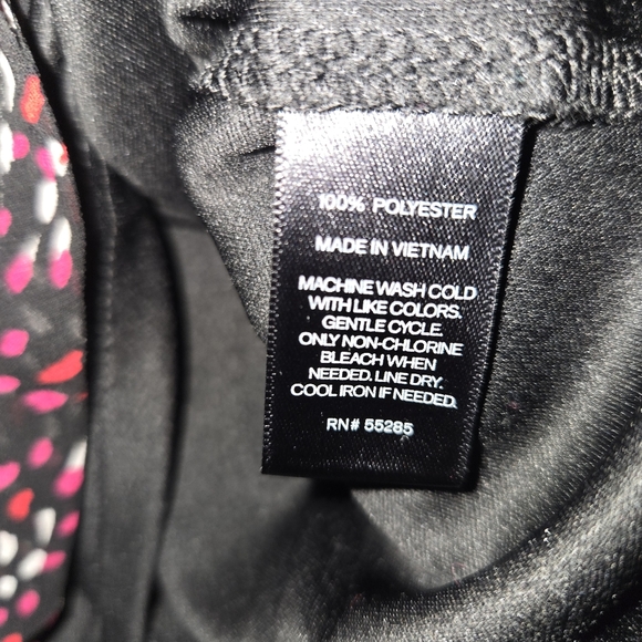 Express Long Sleeve V-Neck Mini Romper - Pink/White Speckled - XS - Picture 8 of 9